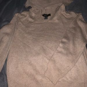 Brown v-neck sweater